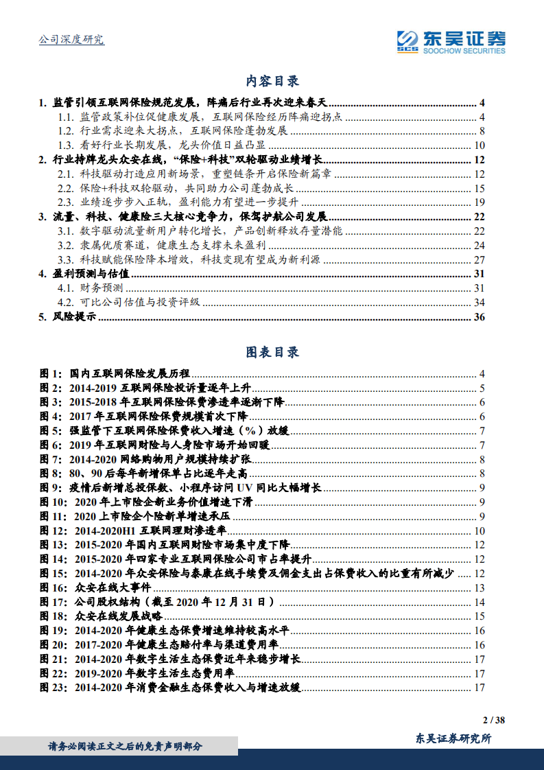 众安在线：&ldquo;保险 科技&rdquo;双轮驱动，行业先锋厚积薄发.pdf 第2页