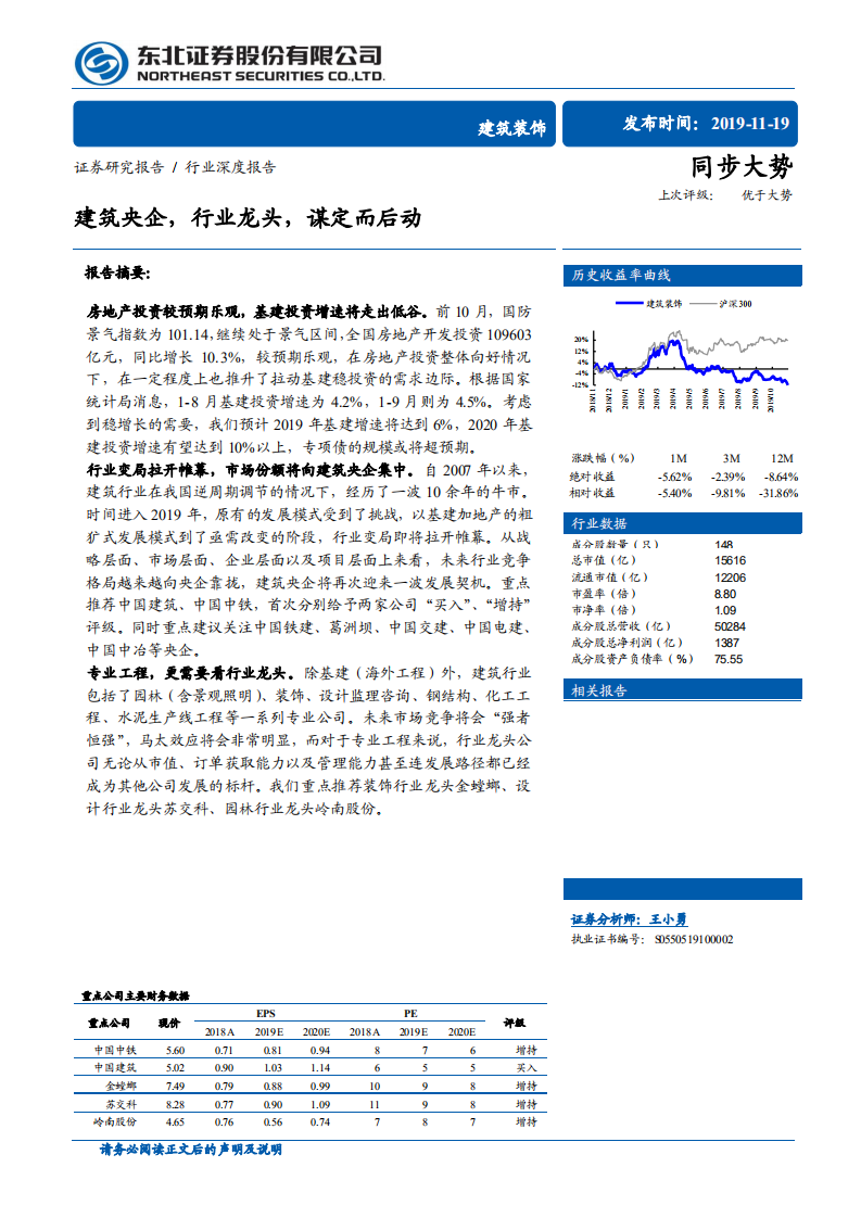 建筑央企，行业龙头，谋定而后动.pdf 第1页