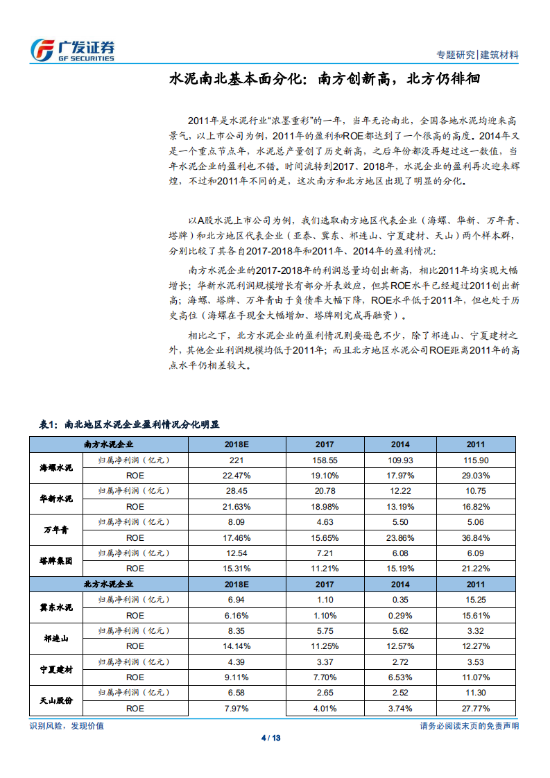 水泥行业深度分析：从南北分化看背后隐藏的供需秘密.pdf 第4页