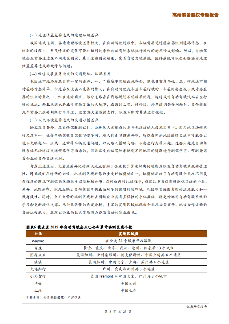 高端装备行业自动驾驶专题研究之企业评估指标体系：立体分析企业核心竞争力-191203.pdf 第8页