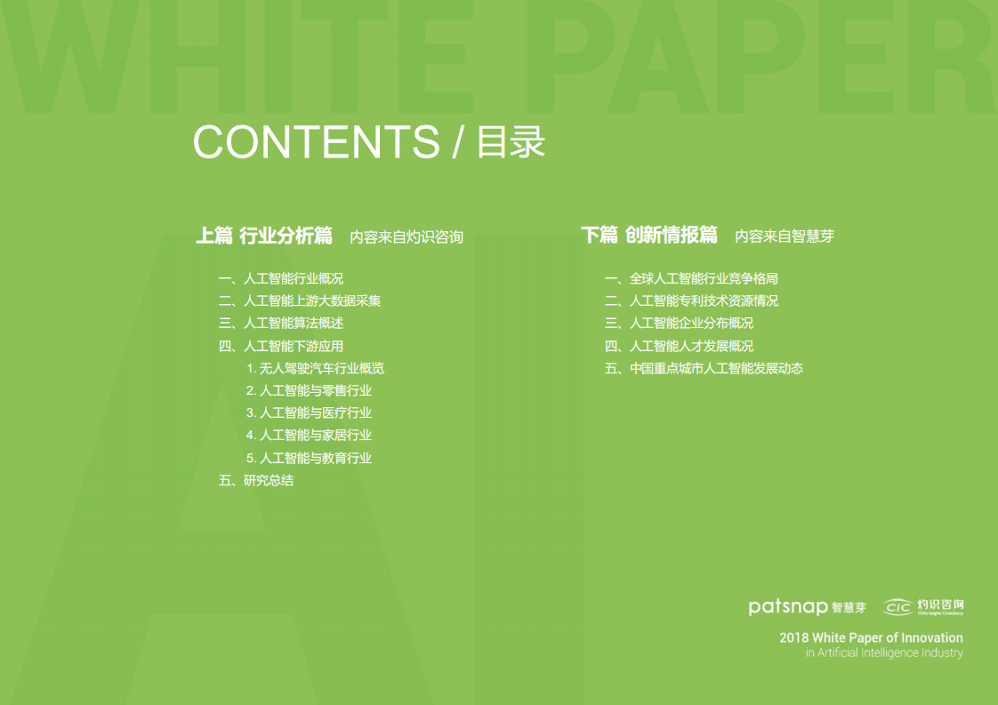 2018人工智能行业创新情报白皮书.pdf 第2页