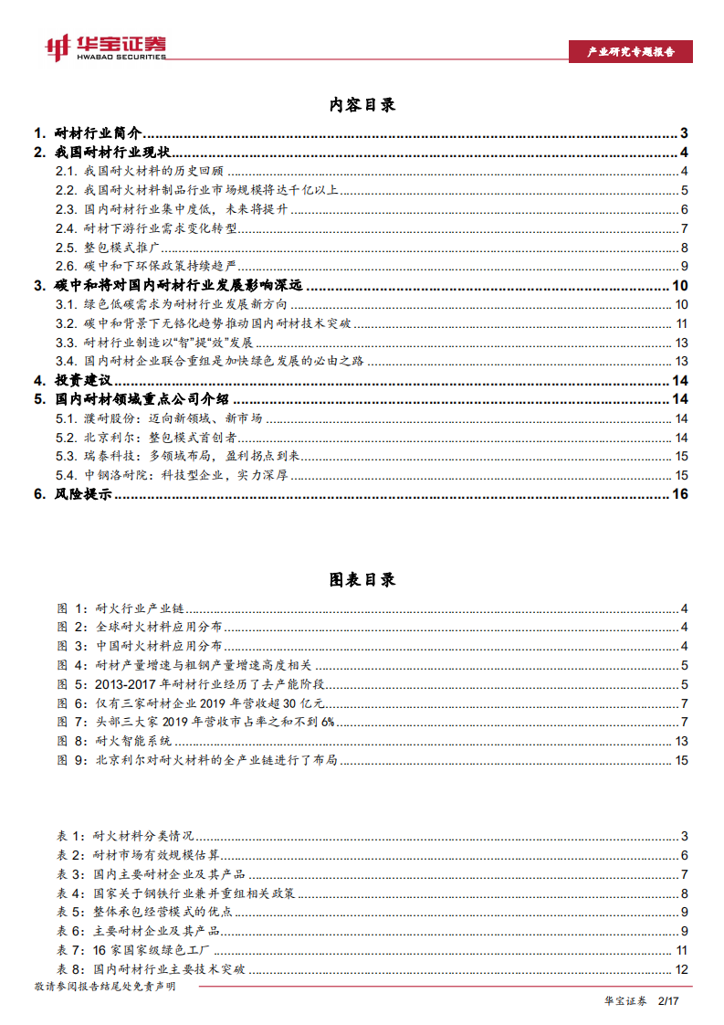 耐材行业碳中和深度研究报告：碳中和如何推动耐材行业绿色低碳发展？.pdf 第2页