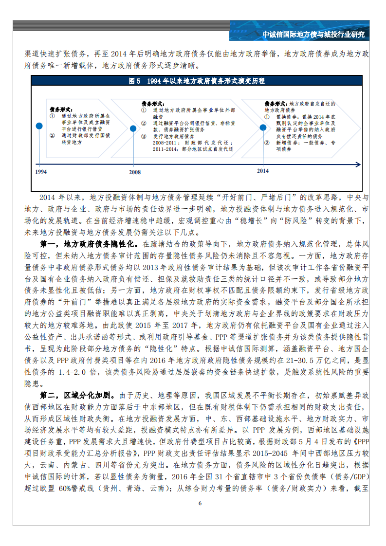 地方债与城投行业：地方投融资体制变革与地方债务的形式演变.pdf 第6页