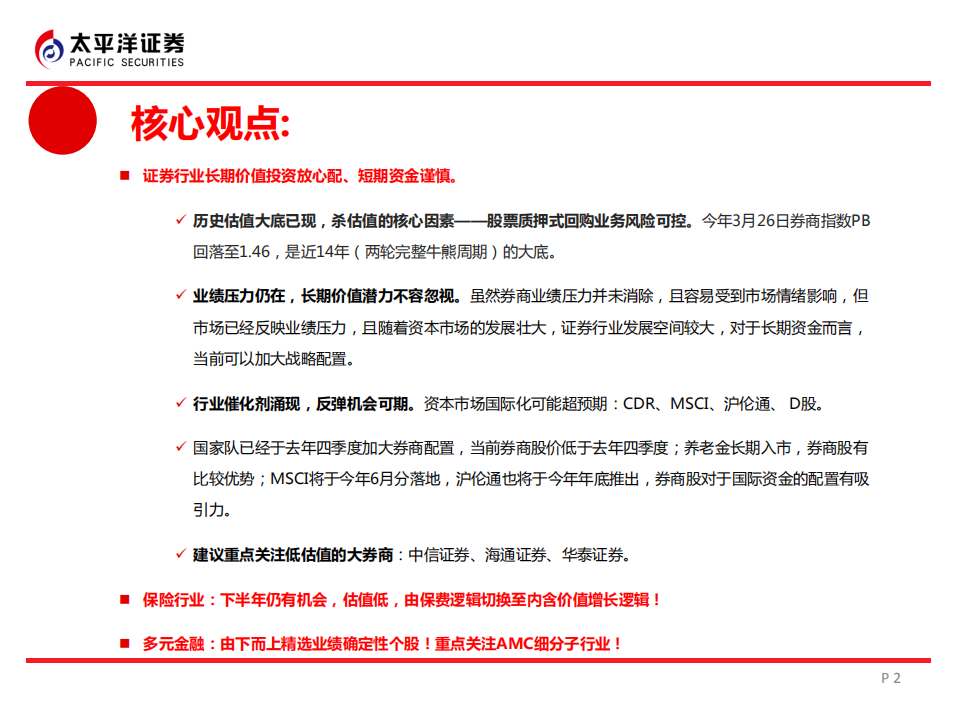 非银金融行业2018年中期策略：监管减法去风险提估值，开放加法拓空间促成长.pdf 第2页