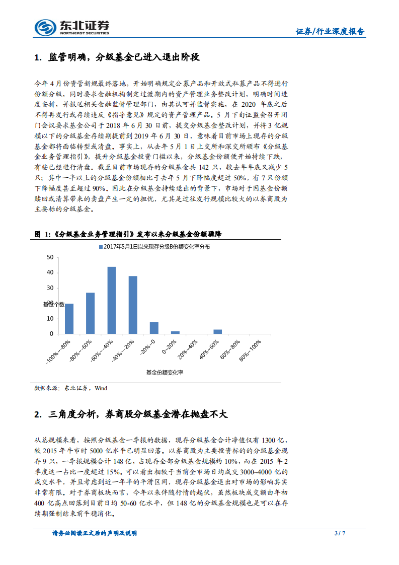非银金融行业深度报告：分级基金退出下券商股潜在卖盘有多大.pdf 第3页