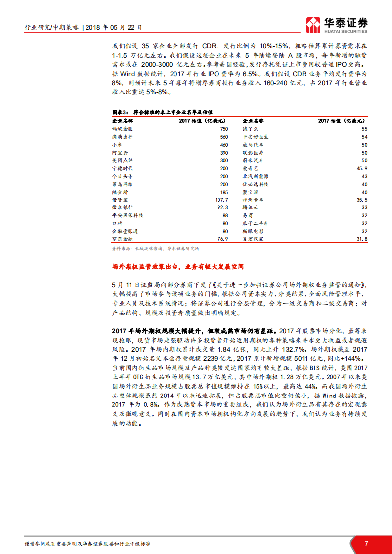 证券行业2018年中期投资策略：边际改善持续，龙头强者恒强.pdf 第7页