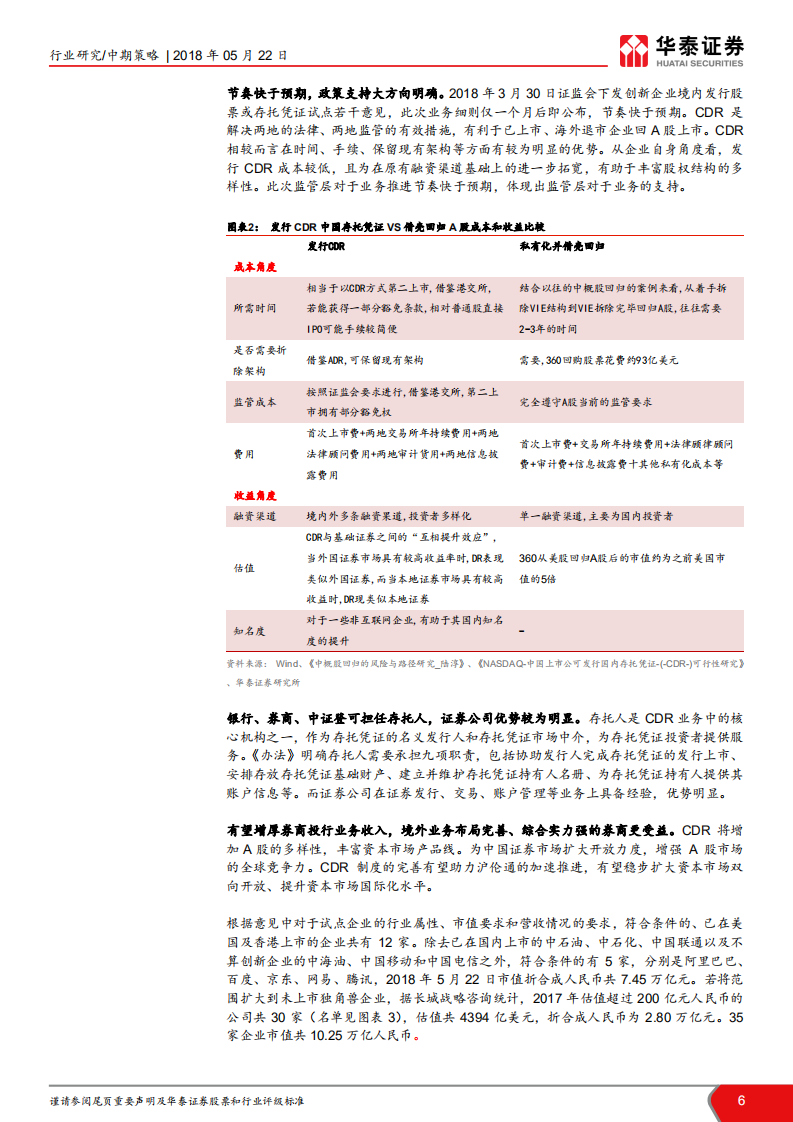 证券行业2018年中期投资策略：边际改善持续，龙头强者恒强.pdf 第6页