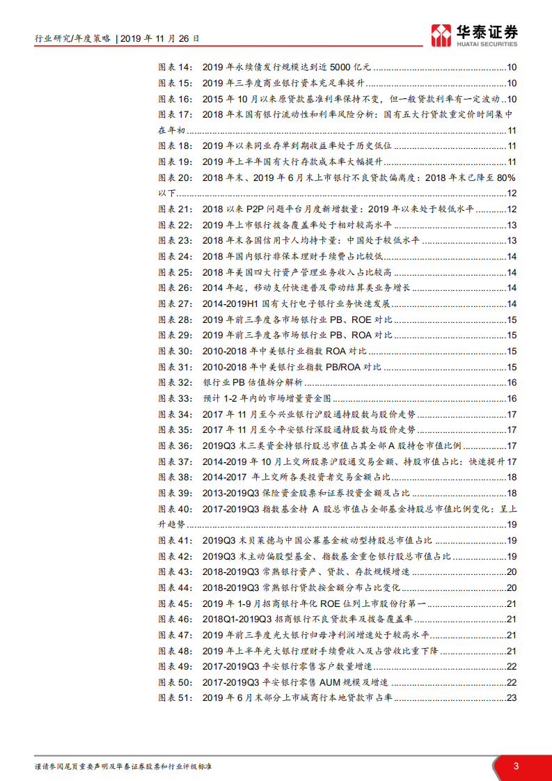 2020年银行业投资策略：掘金格局演绎，寻机市场变迁.pdf 第3页