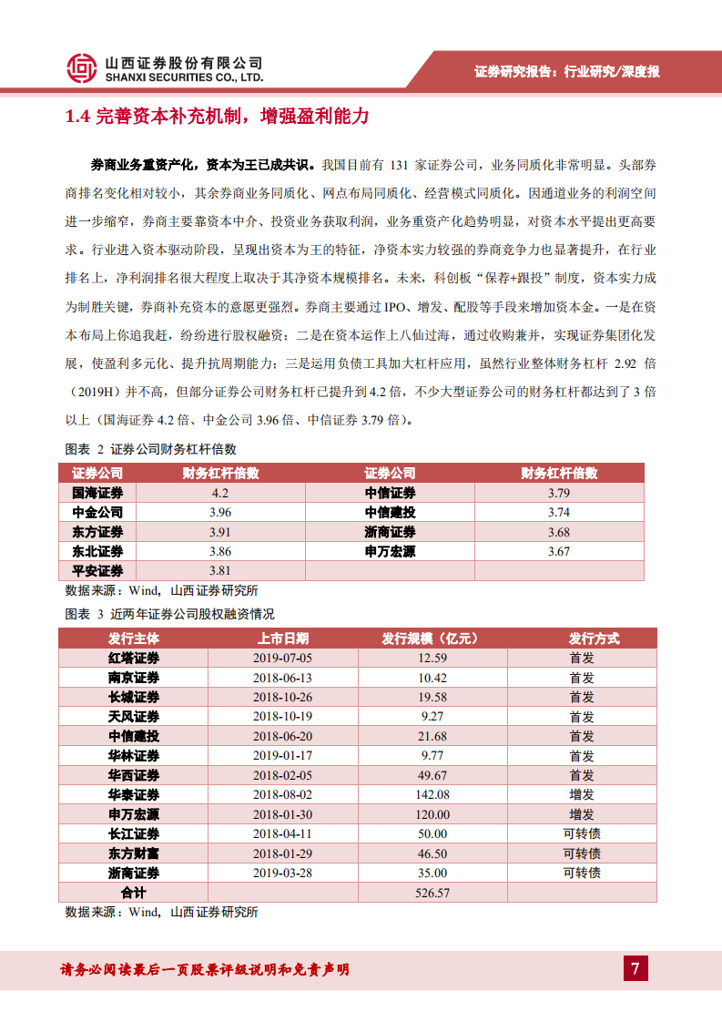 证券行业2020年投资策略：释放改革红利，孕育券商春天.pdf 第7页