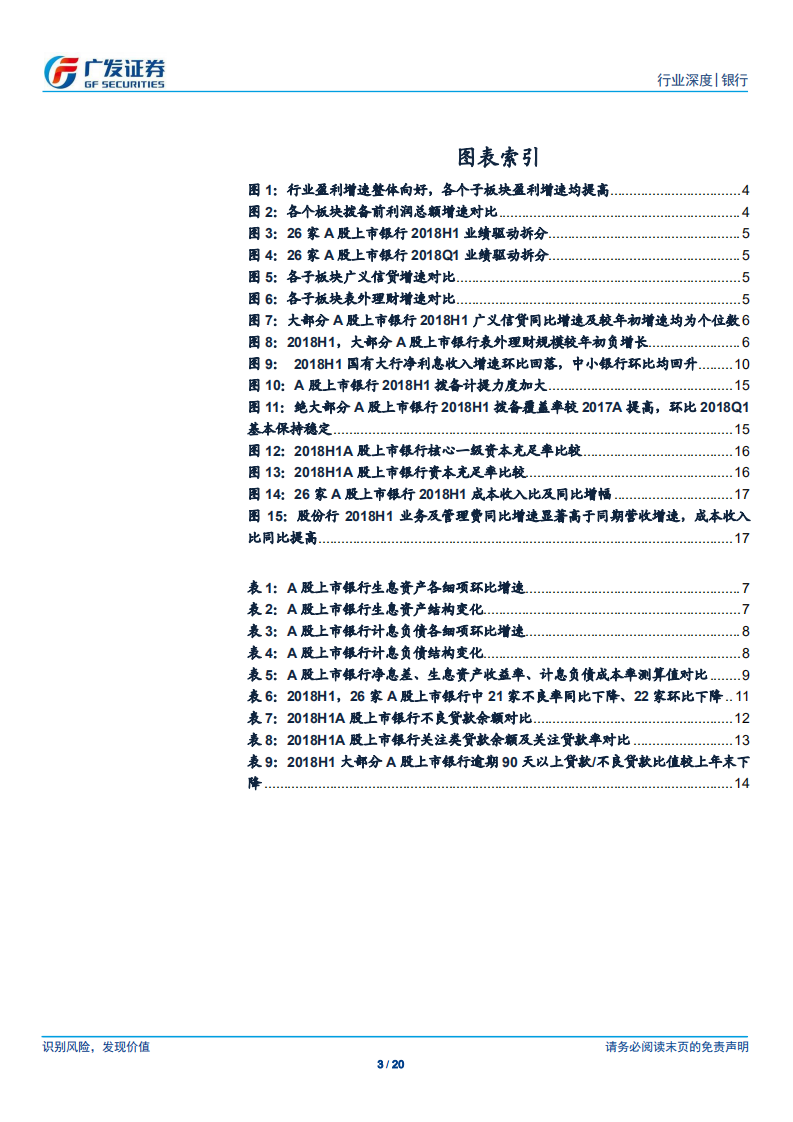 银行2018年中报综述：行业盈利增速延续回升态势，中小银行业绩改善明显.pdf 第3页