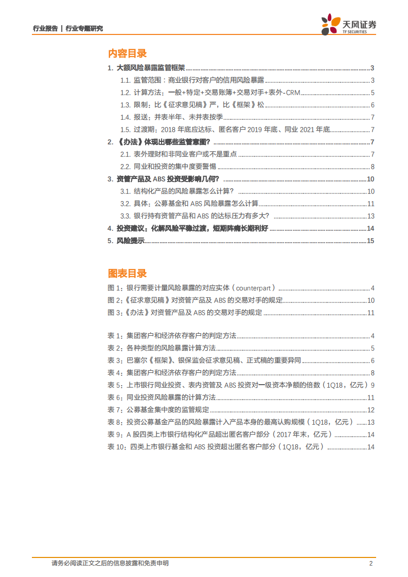 银行行业专题研究：大额风险暴露：严标准、广覆盖、宽期限，建立系统化的风险集中度管控框架.pdf 第2页