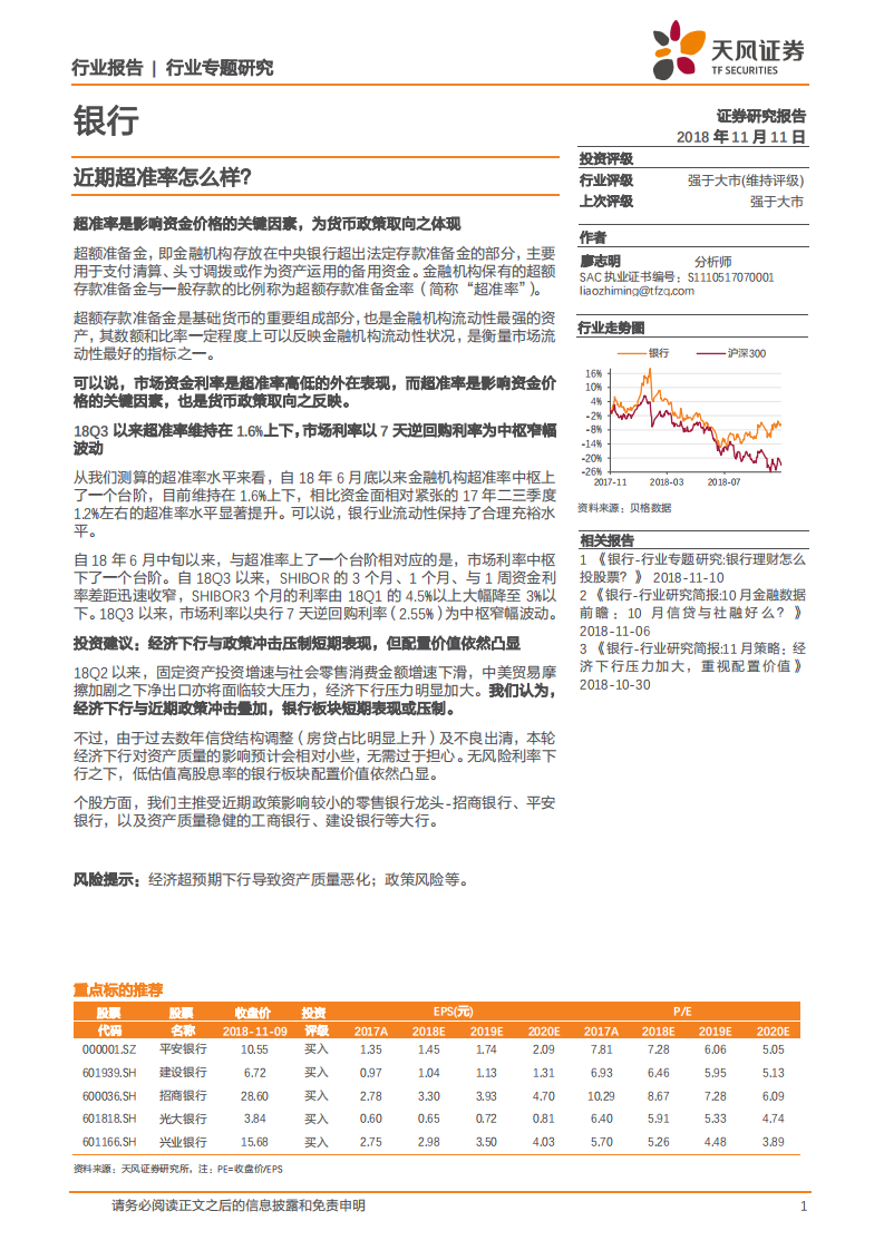 银行行业专题研究：近期超准率怎么样？.pdf 第1页