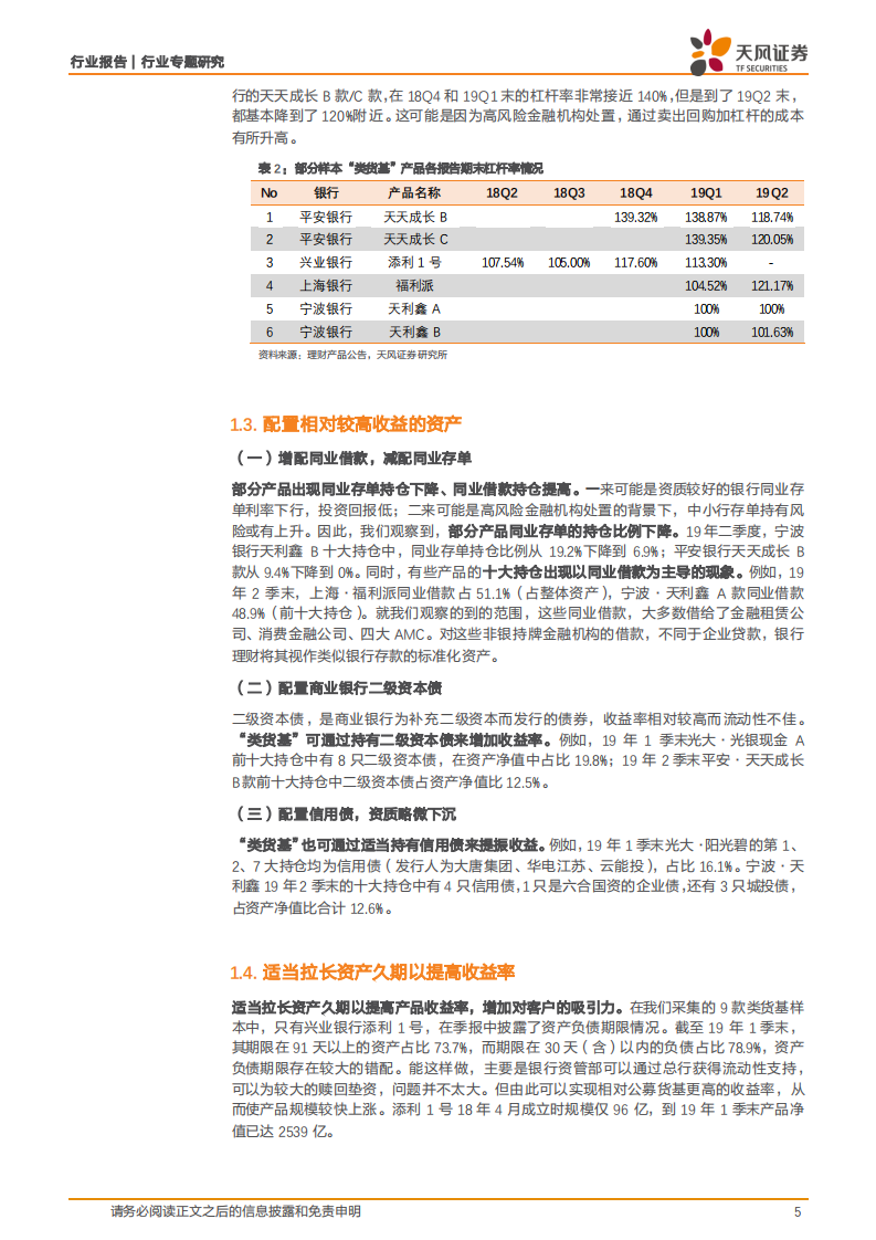 银行行业专题研究：银行&ldquo;类货基&rdquo; 是怎么投资的？.pdf 第5页