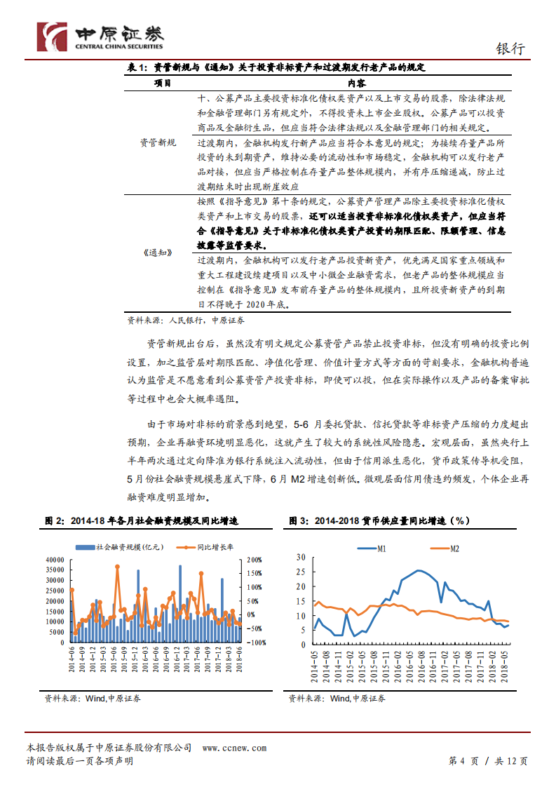 银行行业专题研究：资管新规不确定性消除，关注估值修复机会.pdf 第4页