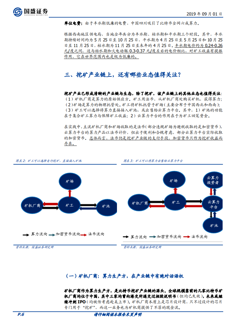 区块链行业专题研究：枯水期临近，比特币挖矿产业链继续回暖.pdf 第6页