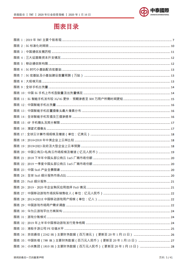 TMT2020年行业投资策略：19年牛股辈出，20年围绕5G.pdf 第5页