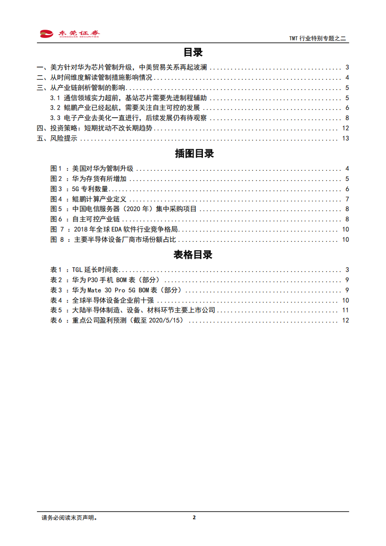 TMT行业特别专题之二：华为再次面对极限挑战，存留空间加速国产替代.pdf 第2页