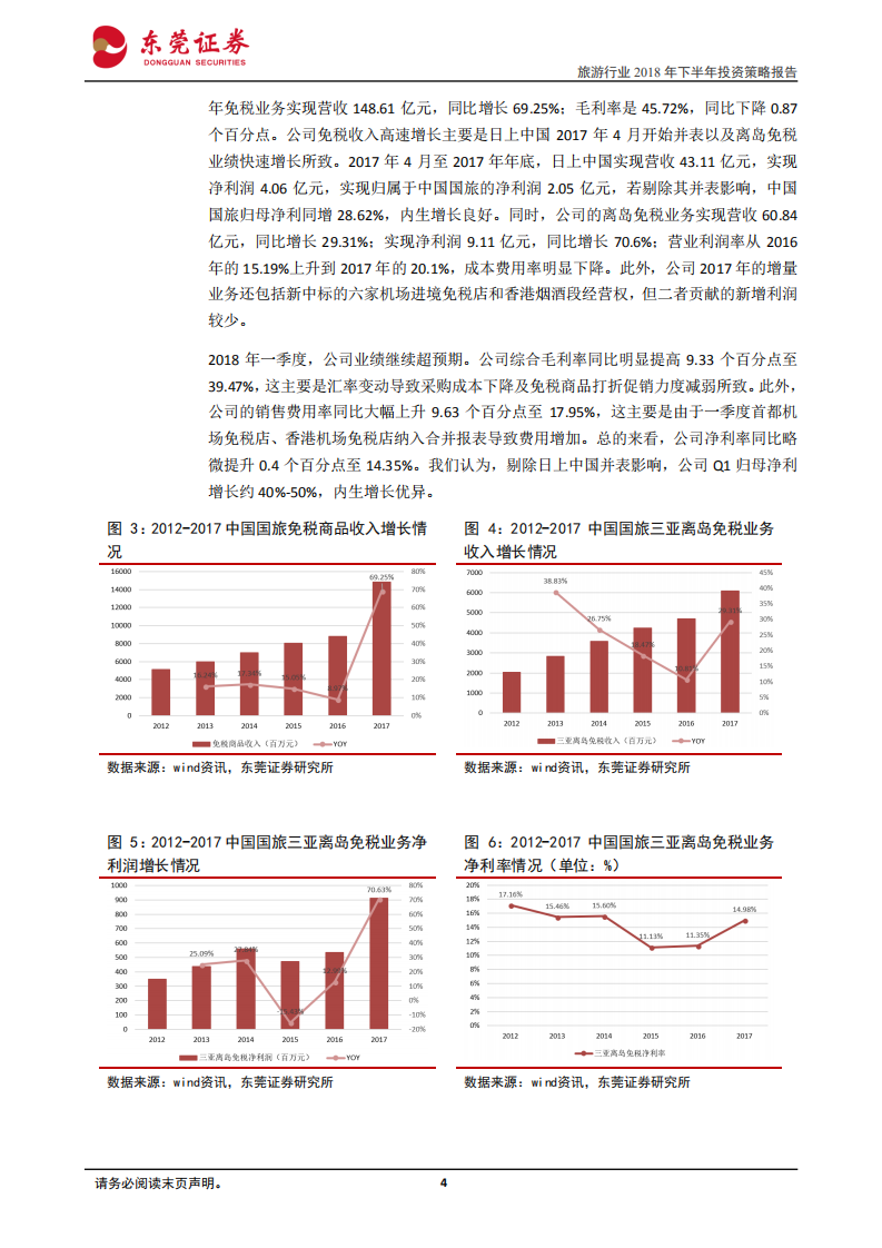 旅游行业2018年下半年策略报告：行业高景气度不改，建议关注免税、酒店和出境游旅行社龙头.pdf 第4页
