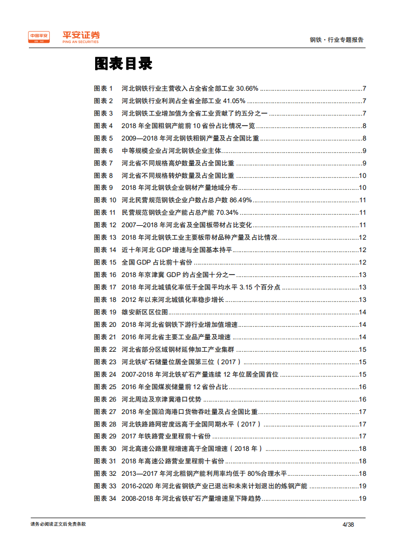 钢铁行业区域专题报告&mdash;&mdash;河北篇：环保与转型齐推进，钢铁大省加速升级.pdf 第4页