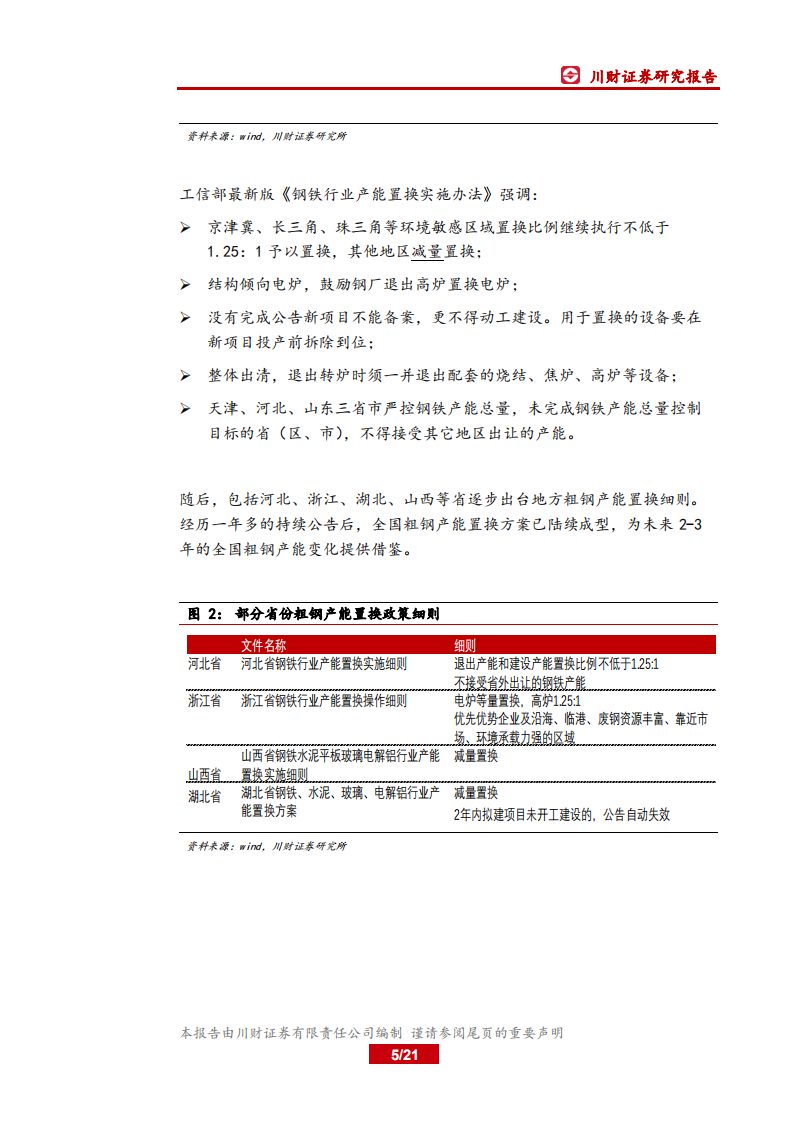 钢铁行业深度报告：置换周期下的中国钢铁产能变化.pdf 第5页