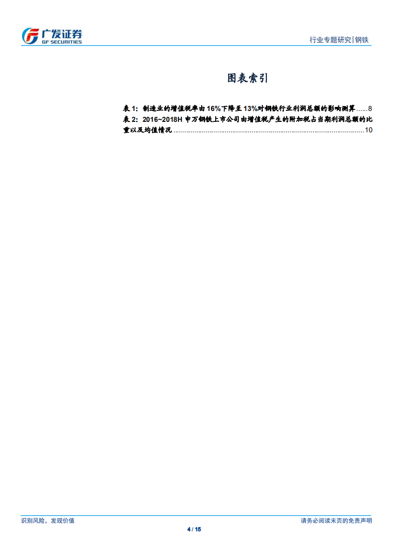 钢铁行业专题研究：制造业增值税率下调影响-降低附加税，实际影响取决于企业议价能力.pdf 第4页