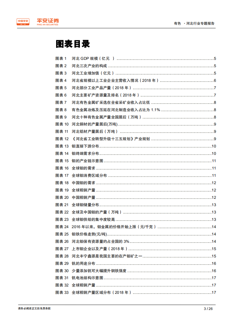 有色行业区域专题报告：河北篇：依托钢铁，钼钒产业相对突出.pdf 第3页