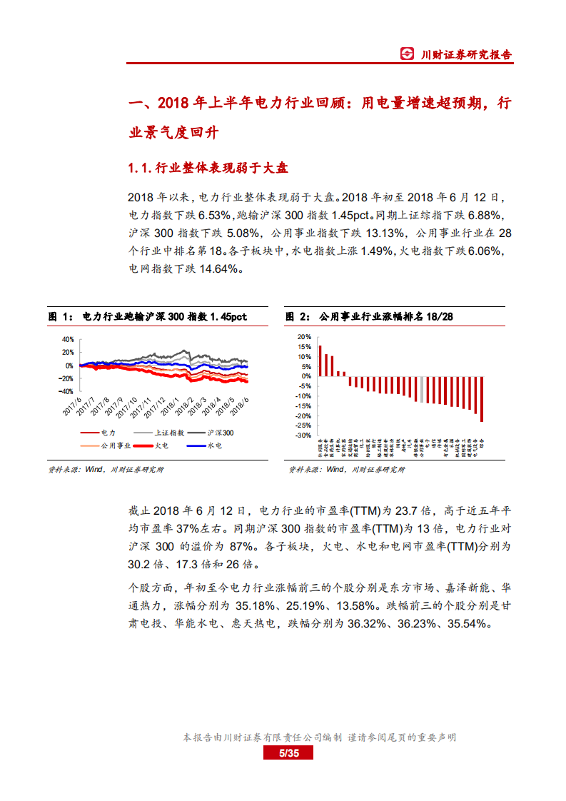 2018年电力行业中期投资策略报告：关注火电盈利反转和核电审批重启.pdf 第5页