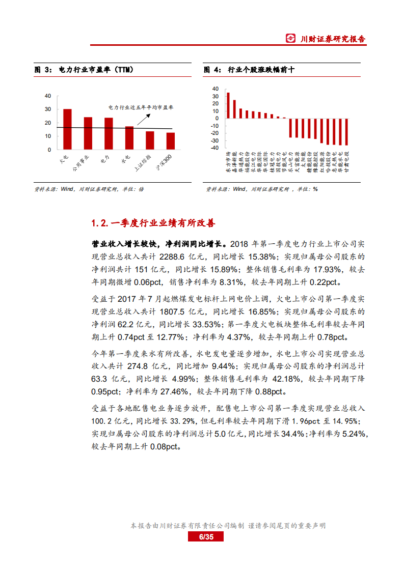 2018年电力行业中期投资策略报告：关注火电盈利反转和核电审批重启.pdf 第6页