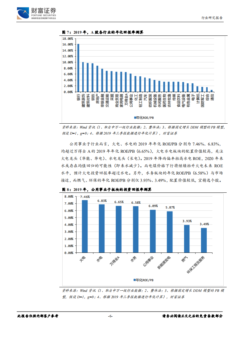公用事业行业定期策略：火电业绩有望改善，水治理政策执行或超预期.pdf 第6页
