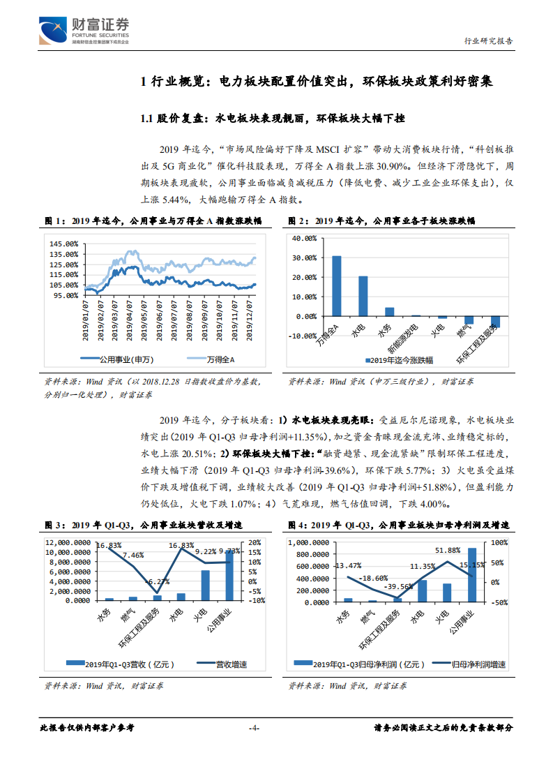 公用事业行业定期策略：火电业绩有望改善，水治理政策执行或超预期.pdf 第4页