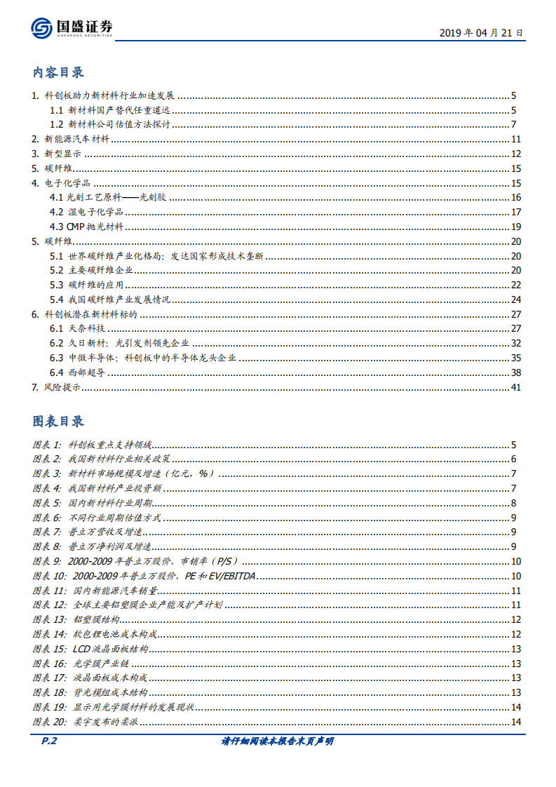 化工行业科创板系列报告：新材料行业发展新机遇.pdf 第2页