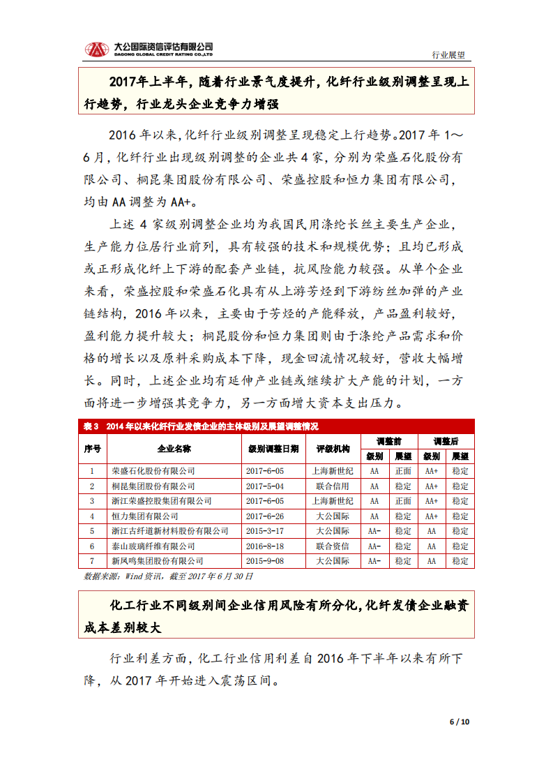 化学纤维制造 行业风险报告.pdf 第6页