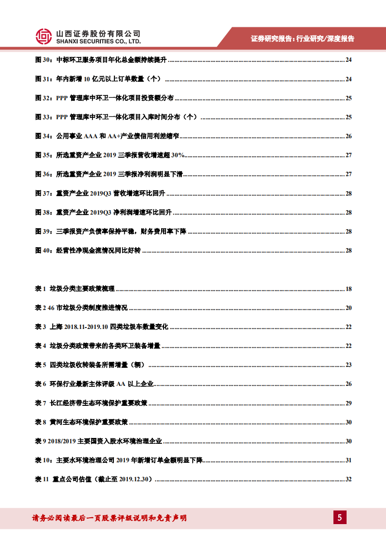 环保行业2020年度策略：垃圾分类催生环卫装备需求，水环境治理公司或触底反弹.pdf 第5页