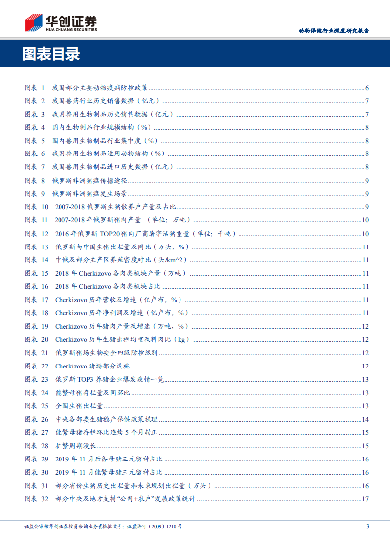 动物保健行业深度研究报告：后非瘟时代的动保行业逻辑演绎.pdf 第3页