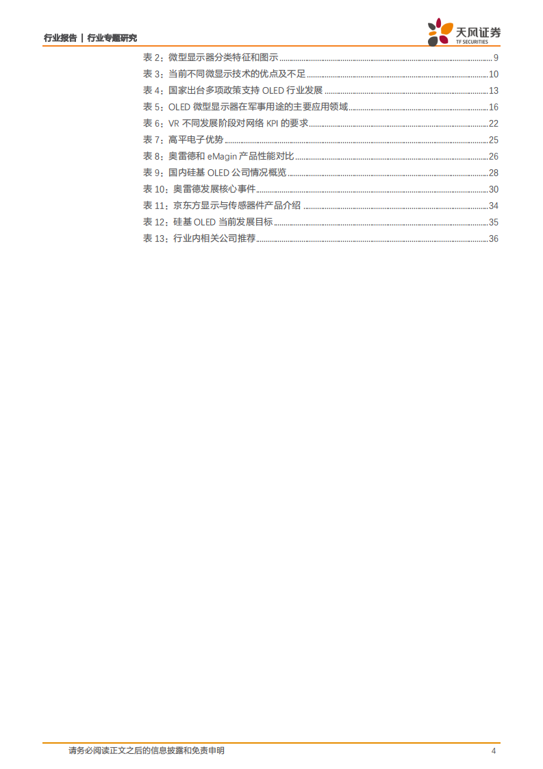 硅基OLED：下一代微显示技术，军用转民用，AR VR打开成长空间.pdf 第4页