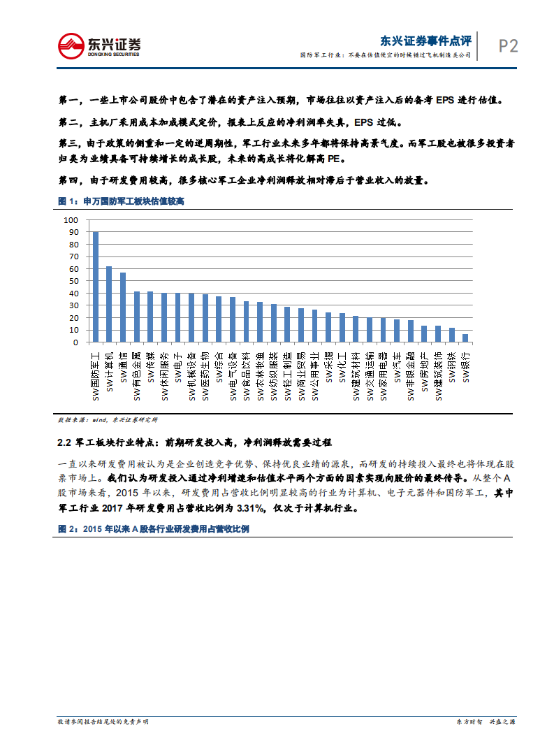 国防军工行业专题报告：不要在便宜的时候错过飞机制造类公司.pdf 第2页
