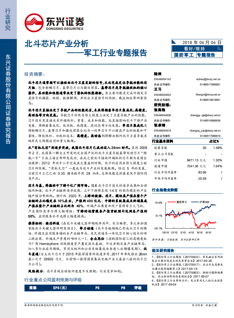 军工行业专题报告：北斗芯片产业分析.pdf 第1页
