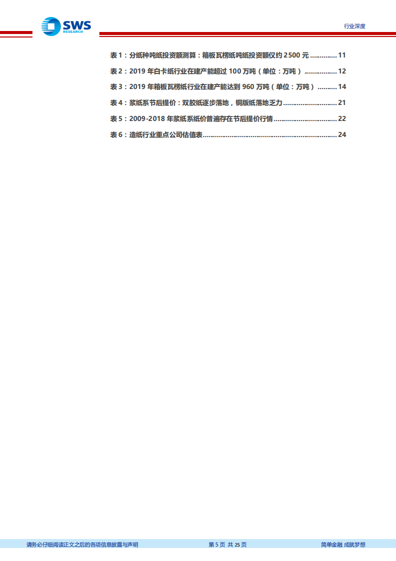 造纸行业回顾与展望一：基于供需角度的分析：关注需求边际改善，估值底部待修复.pdf 第5页
