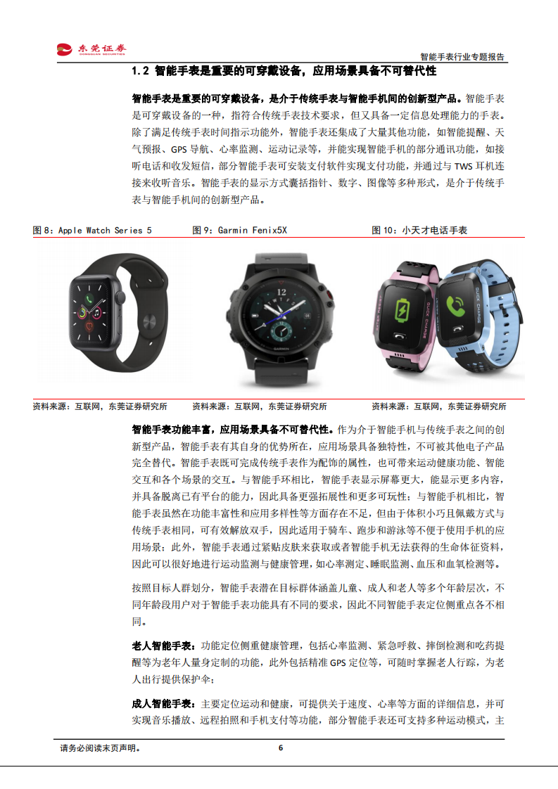 智能手表专题报告：行业快速成长，关注供应链核心受益环节.pdf 第6页