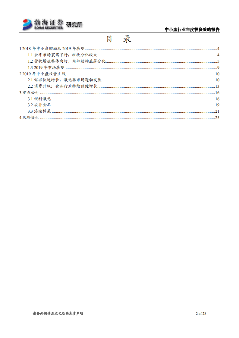 中小盘行业年度投资策略报告：冬去春来，挖掘细分成长龙头.pdf 第2页