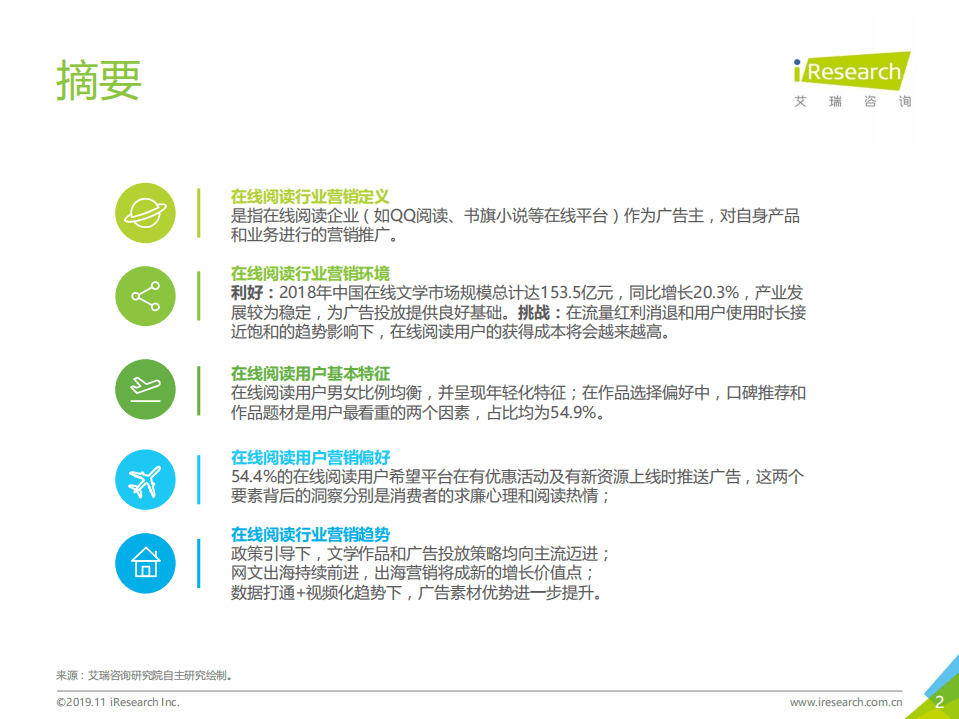 2019年中国在线阅读行业营销报告.pdf 第2页