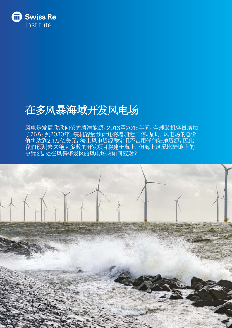 SWISS RE：在多风暴海域开发风电场.pdf 第1页