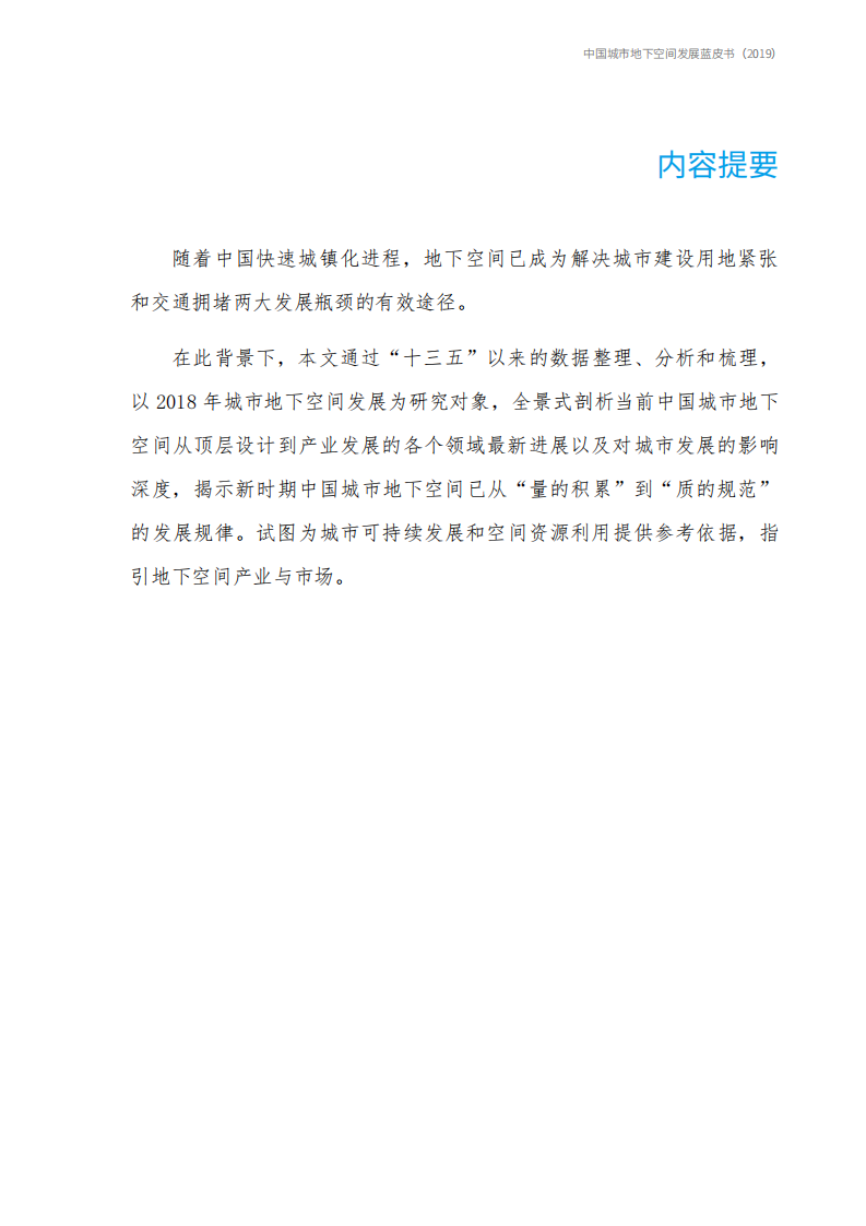 2019中国城市地下空间发展蓝皮书.pdf 第4页