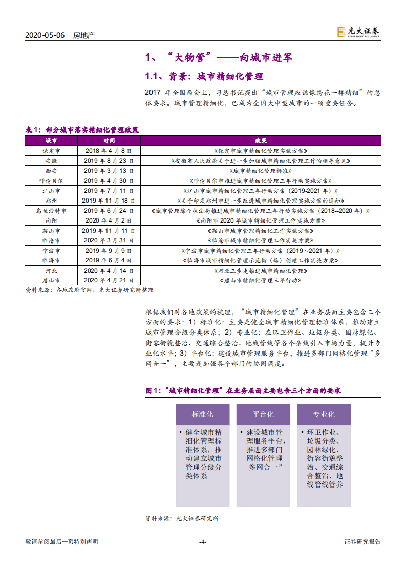物业服务企业拓展城市服务专题研究报告（一）：从社区到城市，走向更广阔天地.pdf 第4页