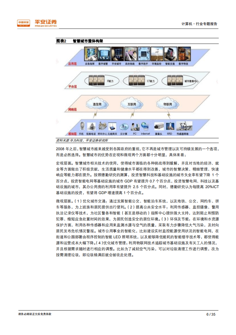 智慧城市系列专题报告：新生态、新模式，助力国内新型智慧城市建设行稳致远.pdf 第6页