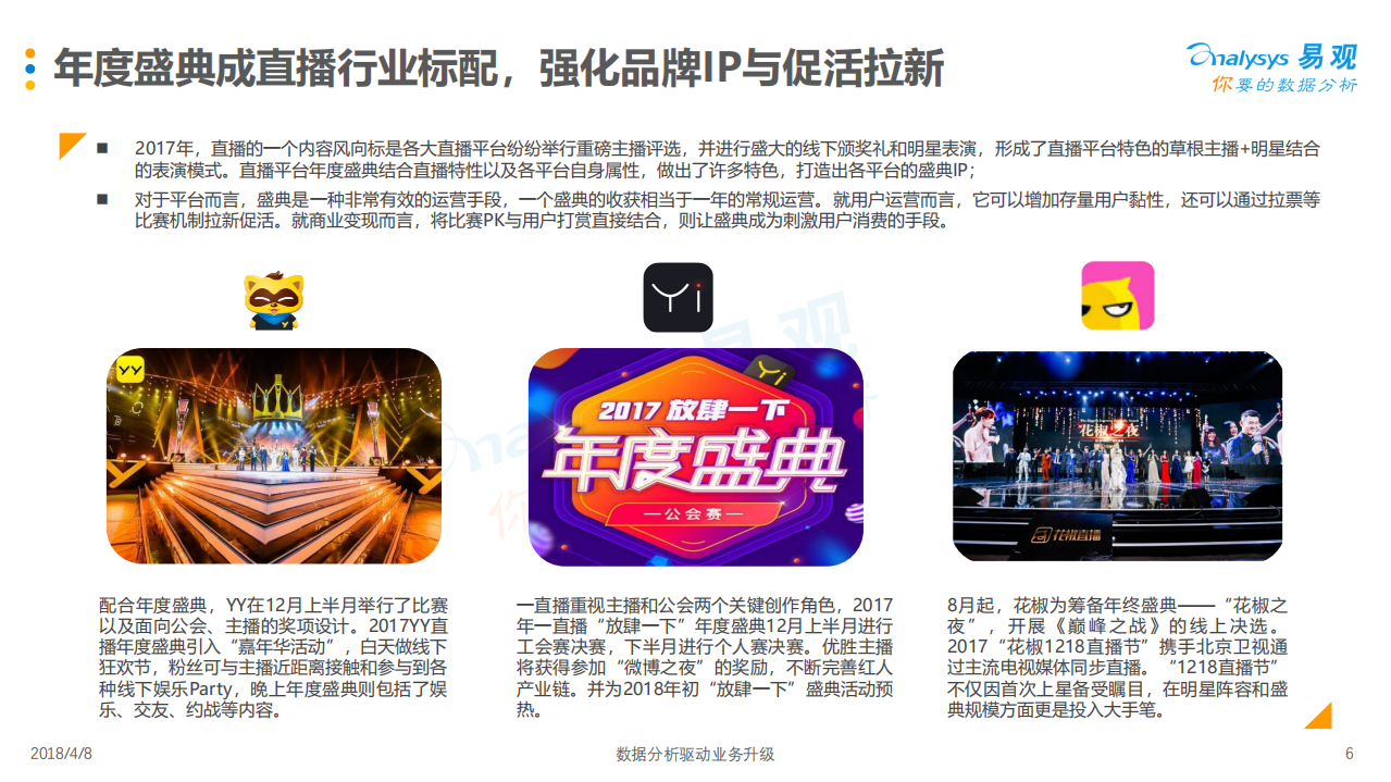 2017年Q4中国移动直播市场季度盘点分析.pdf 第6页