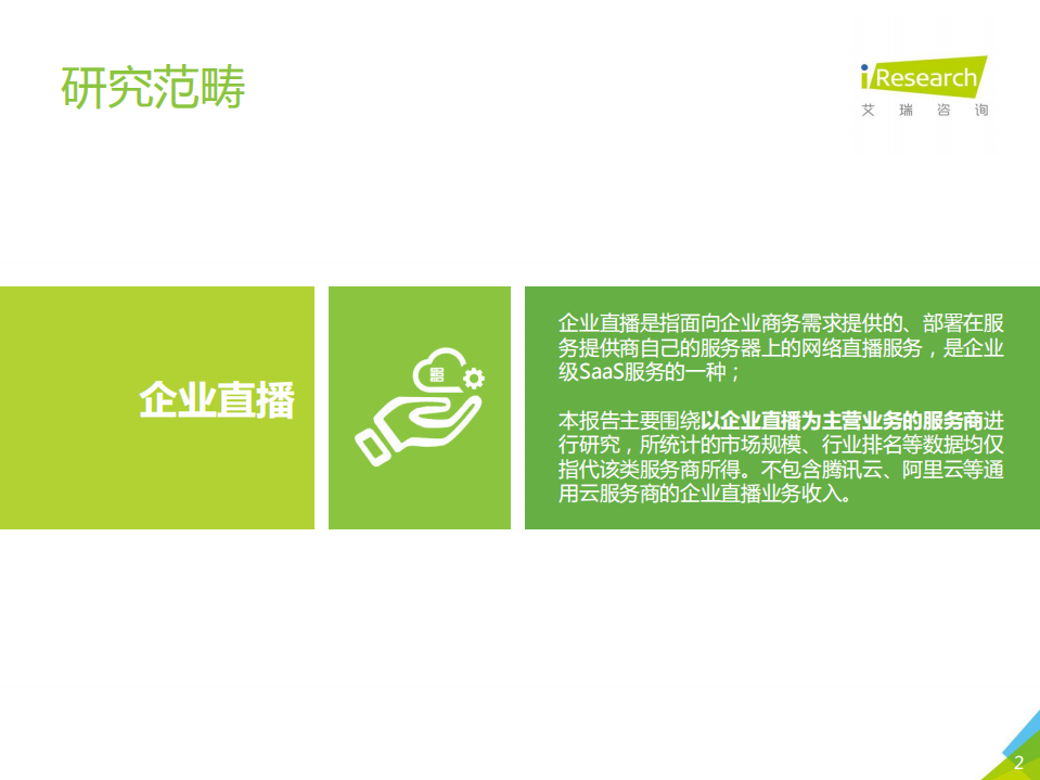 2020年中国企业直播服务市场研究报告.pdf 第2页