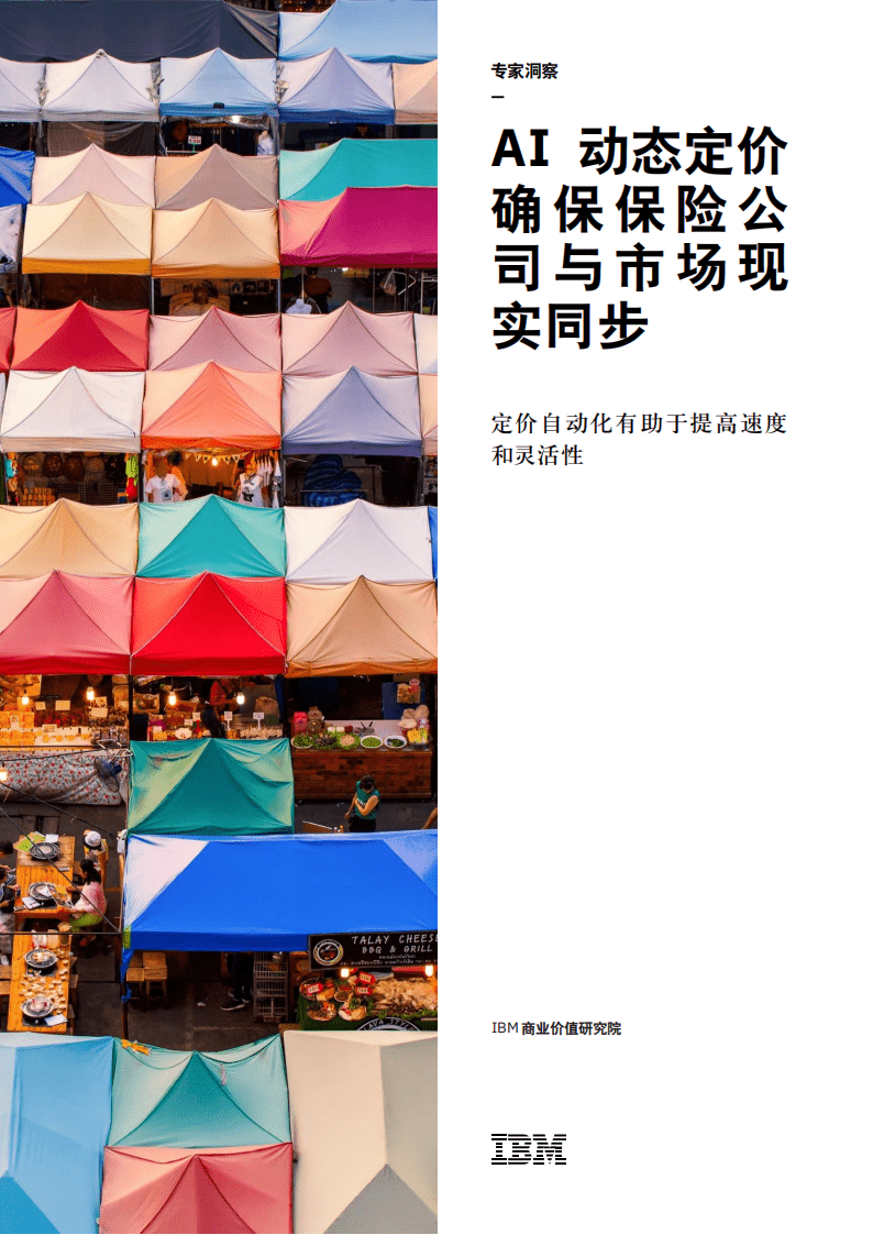 AI动态定价确保保险公司与市场现实同步：定价自动化有助于提高速度和灵活性.pdf 第1页