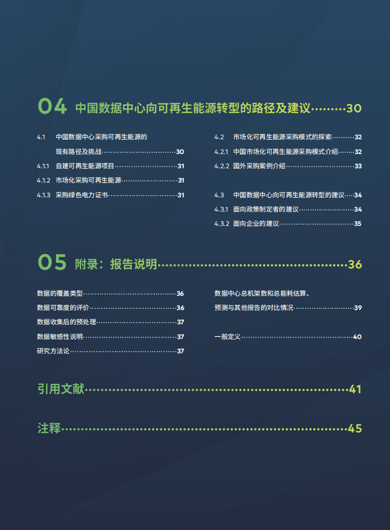 点亮绿色云端：中国数据中心能耗与可再生能源使用潜力研究.pdf 第5页