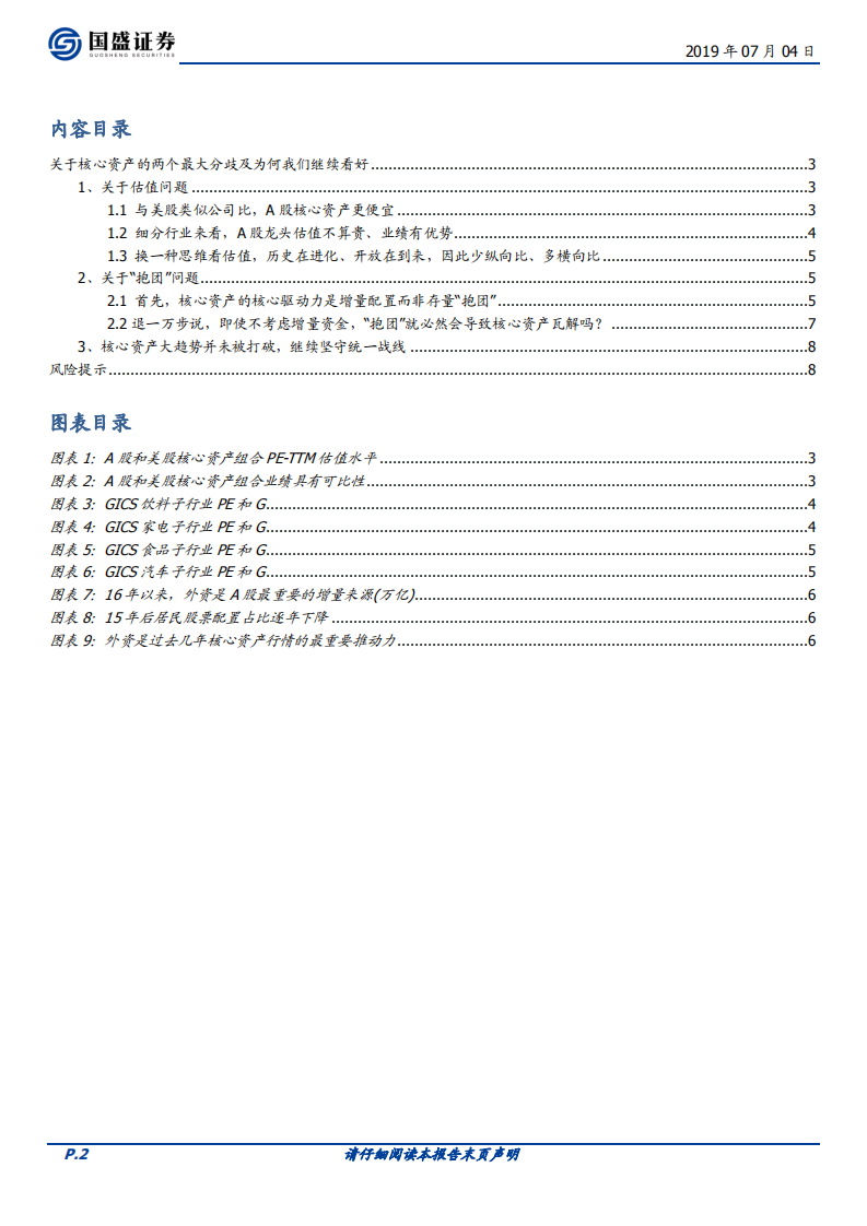 核心资产大时代系列二：关于核心资产两个最大分歧及为何我们继续看好.pdf 第2页